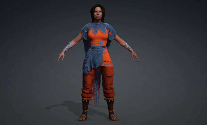 Gig Preview - 3d vrm model file, 3d character model, rig 3d animaze avatar, rig3d unity model