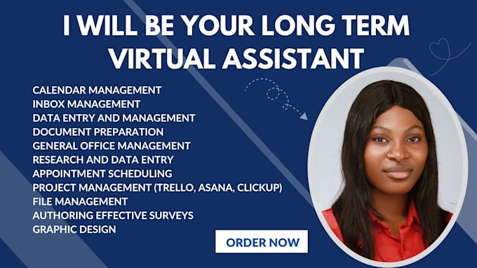 Gig Preview - Be your personal administrative virtual assistant