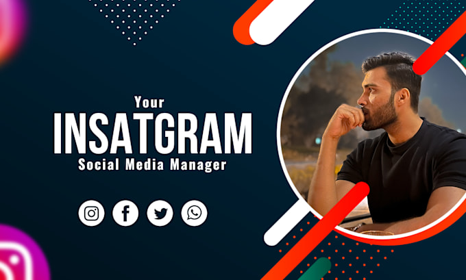 Gig Preview - Be your dedicated instagram social media manager for growth