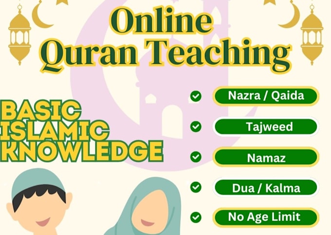 Gig Preview - Be your online female hafiz quran tutor or teacher, learning, teaching, reading