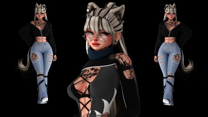 Gig Preview - Rig model fullbody vrchat avatar vr chat avatar vrc avatar vrc character nsfw