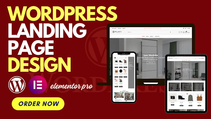 Bestseller - design, redesign, clone wordpress website, landing page as elementor pro expert