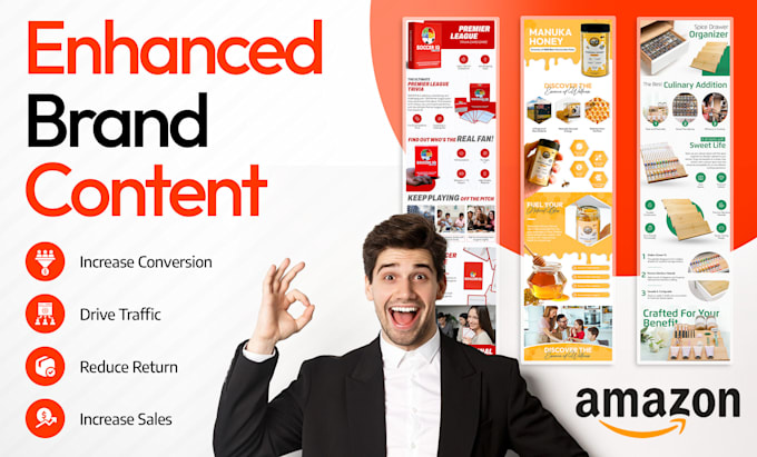 Gig Preview - Create premium enhanced content ebc a plus of your product for amazon