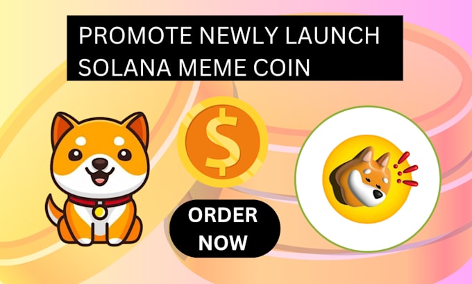 Gig Preview - Promote solana meme coins and provide marketing services