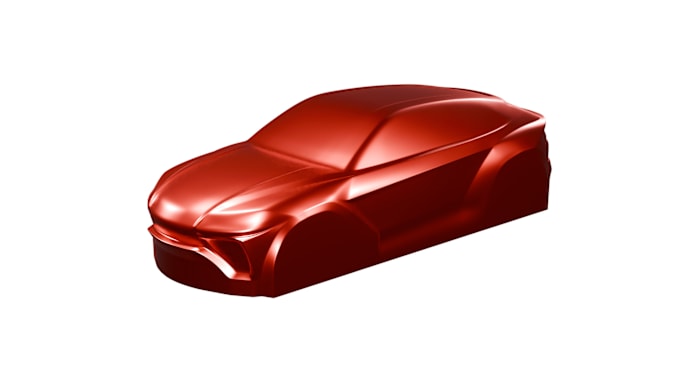 Gig Preview - Car design 3d model speedform