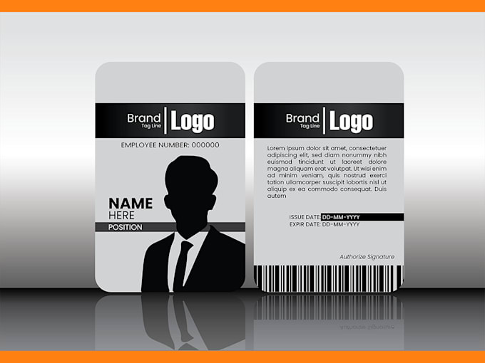 Gig Preview - Design brand identity or id card and business card whit pvc