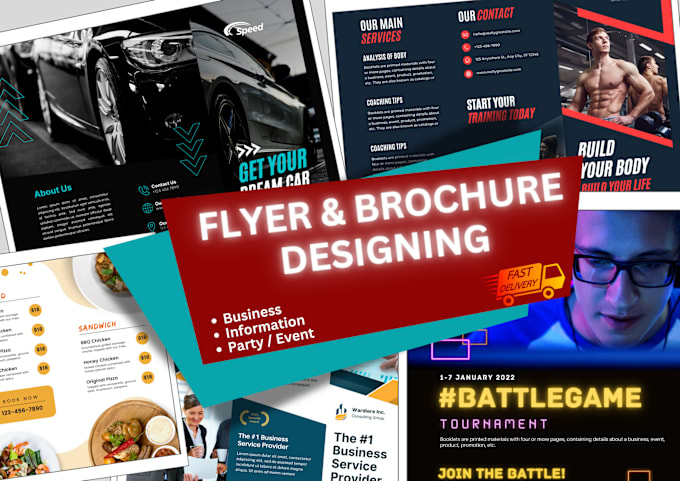 Gig Preview - Design eye catching flyers and brochures for your business