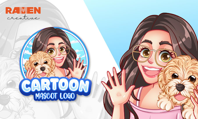 Gig Preview - Design cartoon mascot or character logo for business