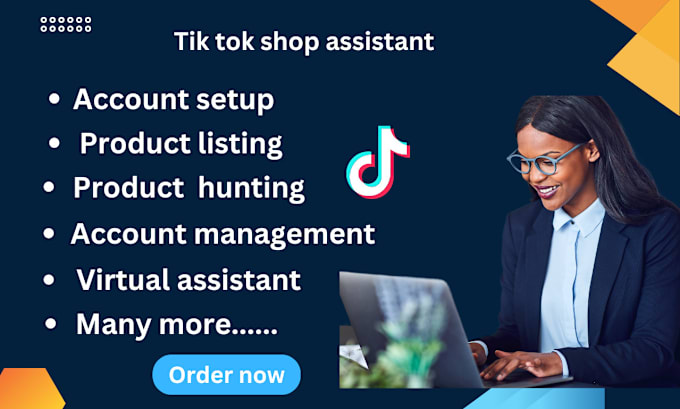 Gig Preview - Tiktok shop account setup manage tiktok shop virtual asssitant uk us shop