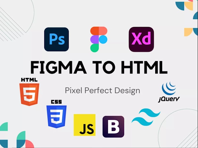 Gig Preview - Convert figma, PSD, xd, ai to HTML CSS responsive website design