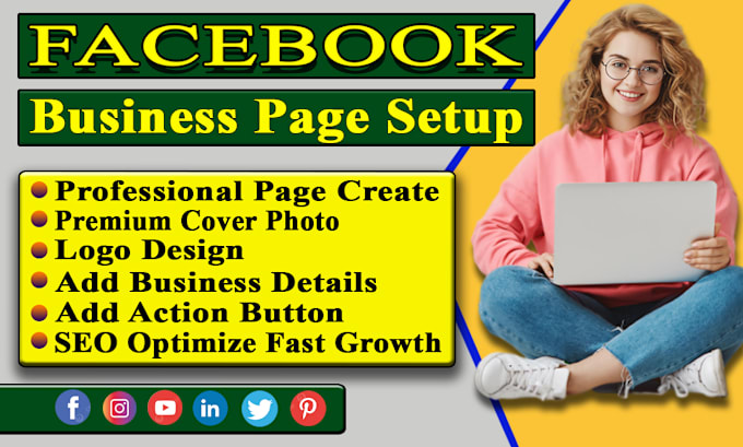 Gig Preview - Create and setup social media accounts and your facebook business page