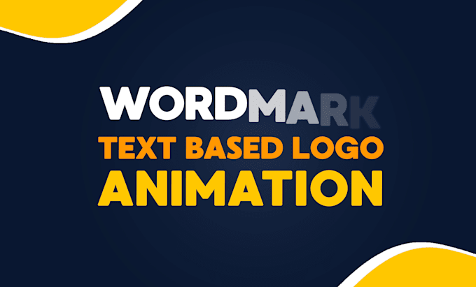 Gig Preview - Animate your wordmark or text based logo