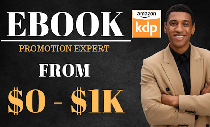 Gig Preview - Do kindle book promotion for book sales, ebook sales funnel, ebook marketing