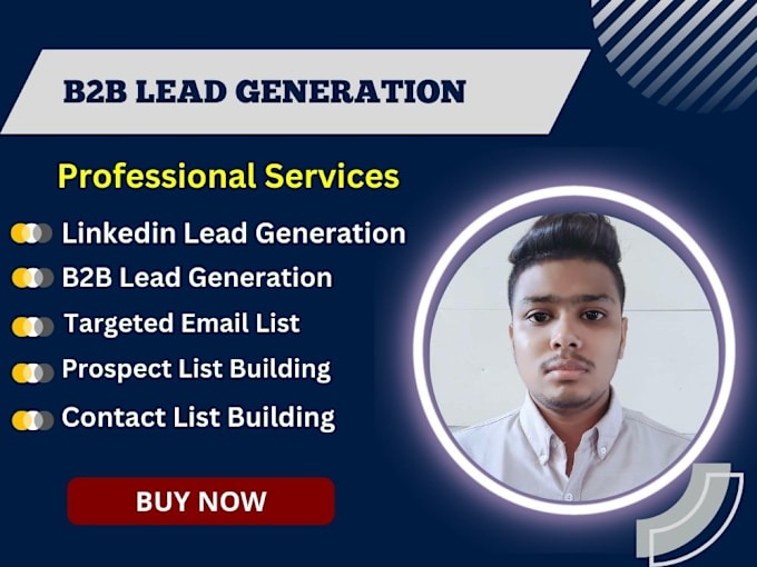 Gig Preview - Do b2b lead generation for your targeted any industry