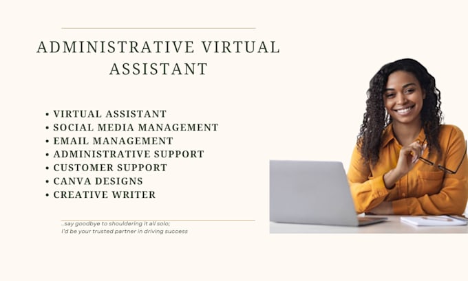 Gig Preview - Executive virtual assistant creative virtual personal assistant social media