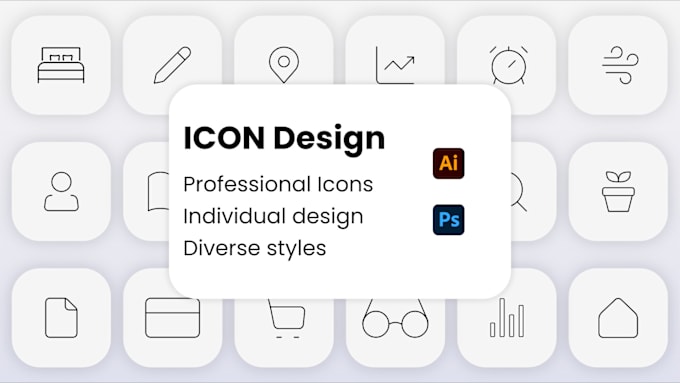 Gig Preview - Design your custom icons