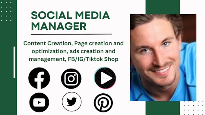 Gig Preview - Be your social media manger facebook ads instagram promotion shopify marketing