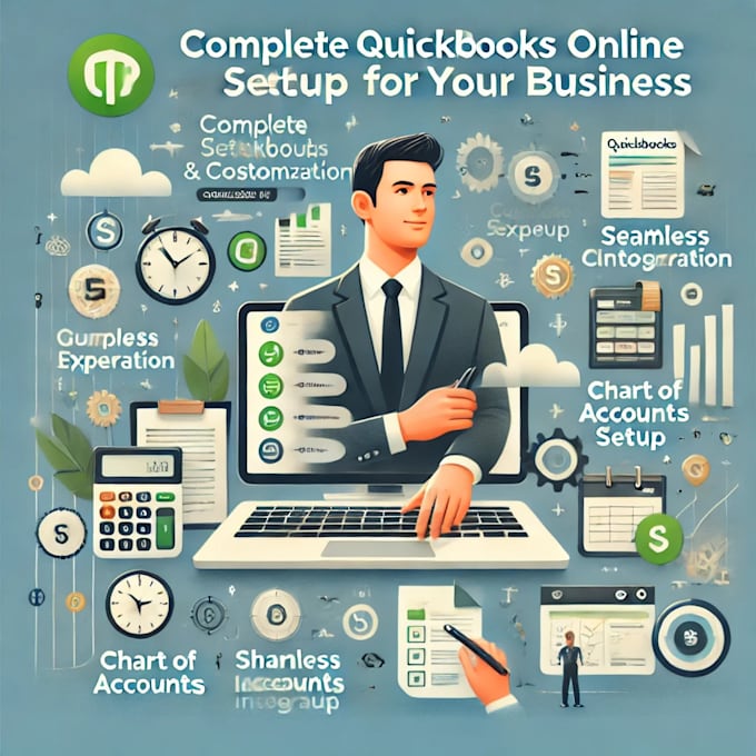 Gig Preview - Setup quickbooks for small businesses