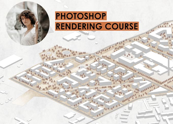 Gig Preview - Teach photoshop for architects course, architecture graphics