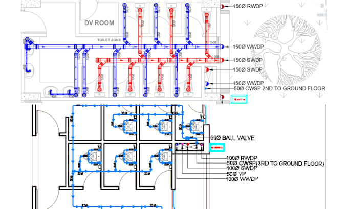 Gig Preview - Provide sanitary plumbing drawing