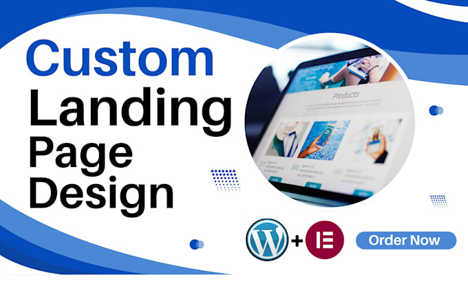 Gig Preview - Do custom wordpress landing page design