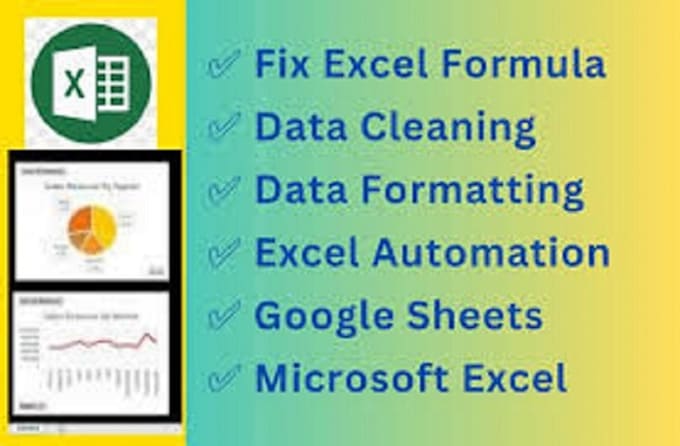 Gig Preview - Do ms excel data cleaning, formatting, merge or split CSV file