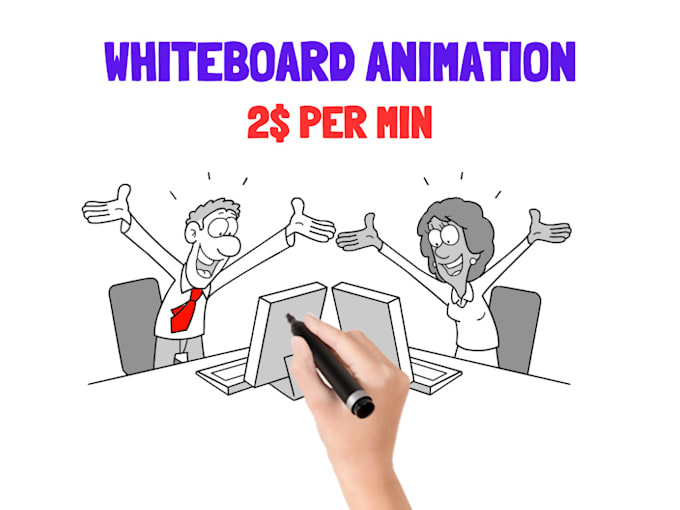 Gig Preview - Make whiteboard animation using videoscribe