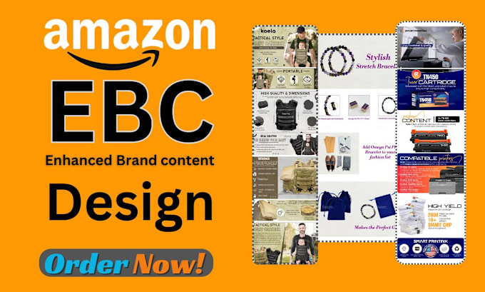 Gig Preview - Design amazon a plus enhanced brand content ebc infographic images