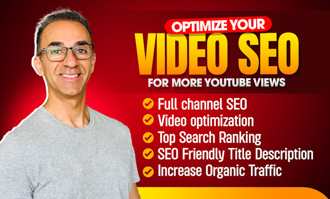 Gig Preview - Do best youtube video SEO expert optimization and be your channel growth manager