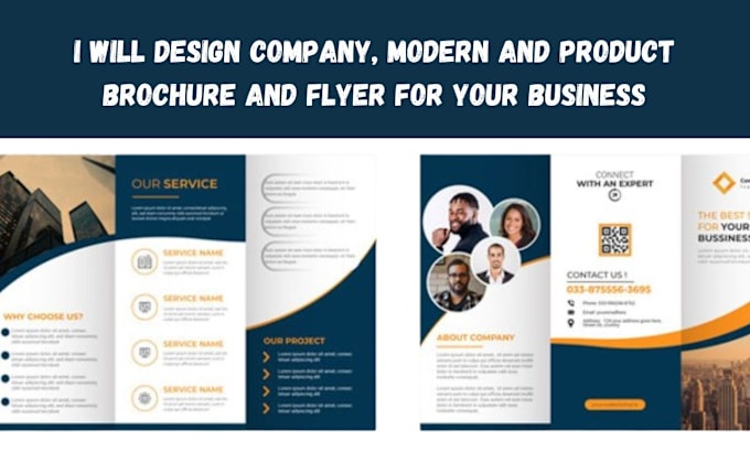 Gig Preview - Design company, modern and product brochure and flyer for your business