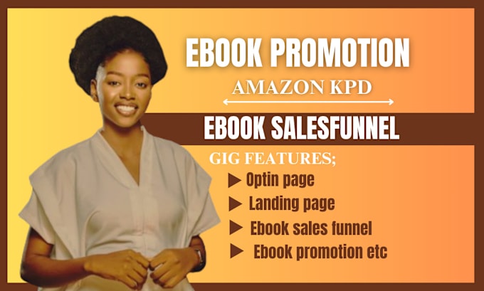 Gig Preview - Do book promotion, amazon book promotion, book and ebook marketing sales funnel