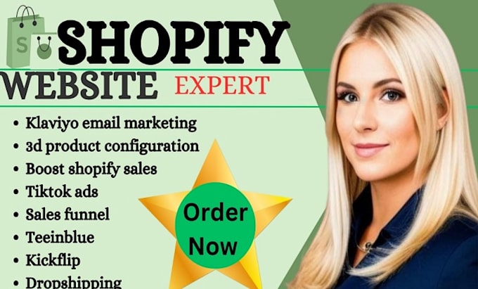 Bestseller - setup shopify klaviyo automated flows, sales funnel, klaviyo email marketing