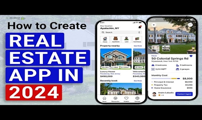 Gig Preview - Create real estate, agent app, houzez website, houzez property, real estate app