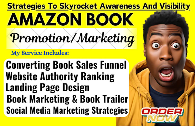 Gig Preview - Do amazon book marketing fiction book fantasy book cover and book trailers