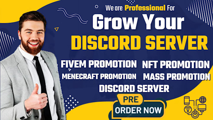 Gig Preview - Do discord promotion, discord server, discord mass dm, discord server promotion