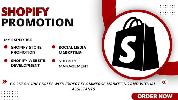 Gig Preview - Be your shopify virtual assistant boost shopify sales, ecommerce marketing