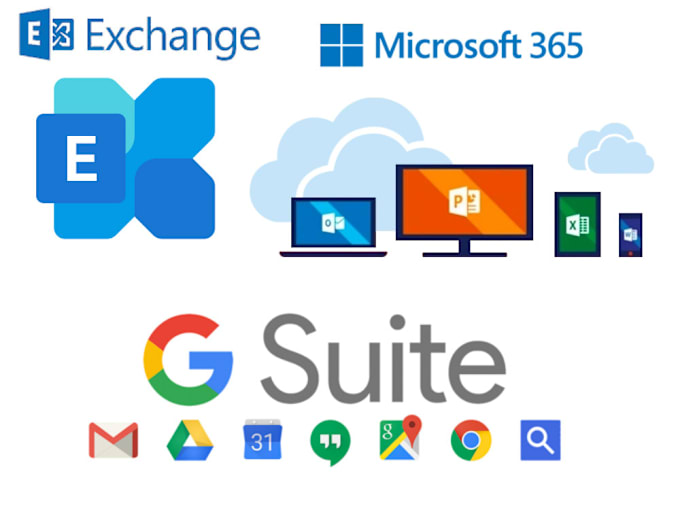 Gig Preview - Setup and migrate emails to gsuite, workspace, office 365, cpanel or zoho