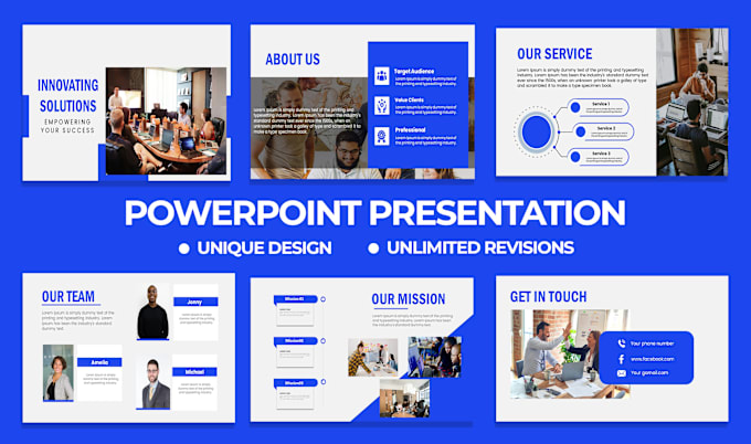 Gig Preview - Redesign powerpoint template and  powerpoint animation