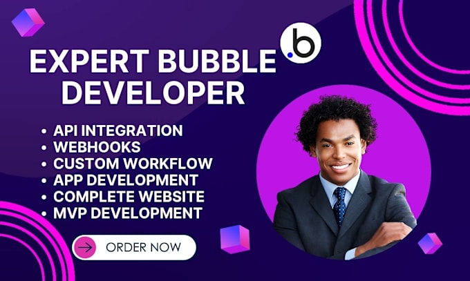 Gig Preview - Build , saas website, web app on bubble, api integration, mvp development