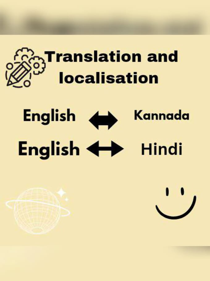 Gig Preview - Do translate kannada to english or english to kannada , hindi to english