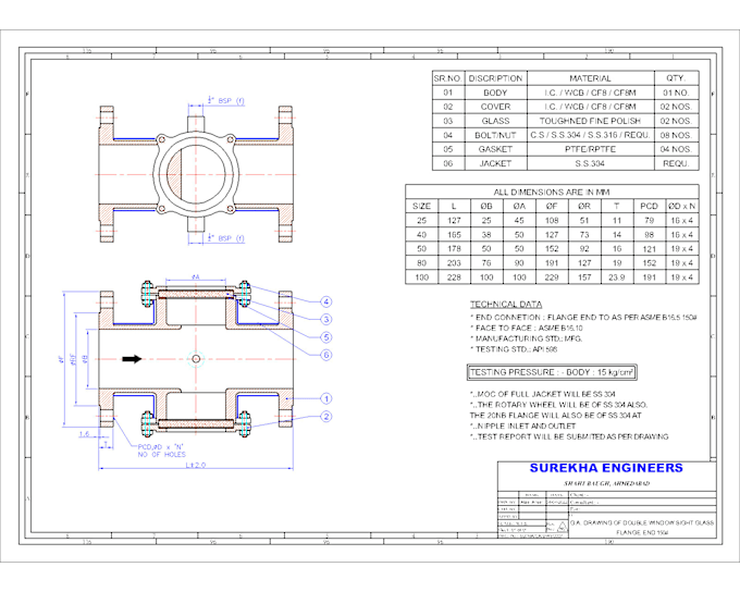 Gig Preview - Do industrial 2d drawings