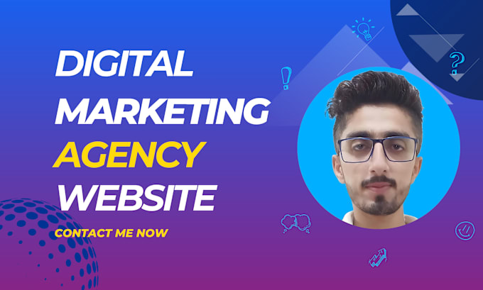 Gig Preview - Create digital marketing agency website smma website