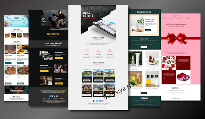 Gig Preview - Design a responsive klaviyo, mailchimp email marketing template