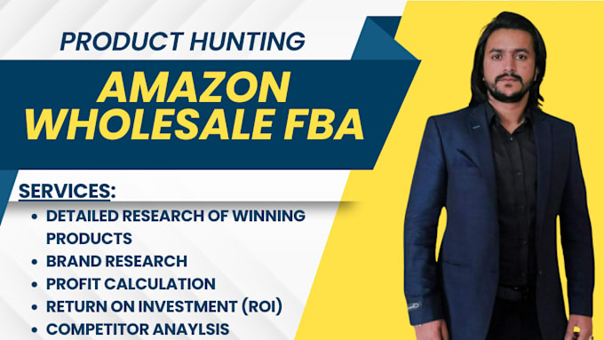 Gig Preview - Do amazon wholesale fba product hunting