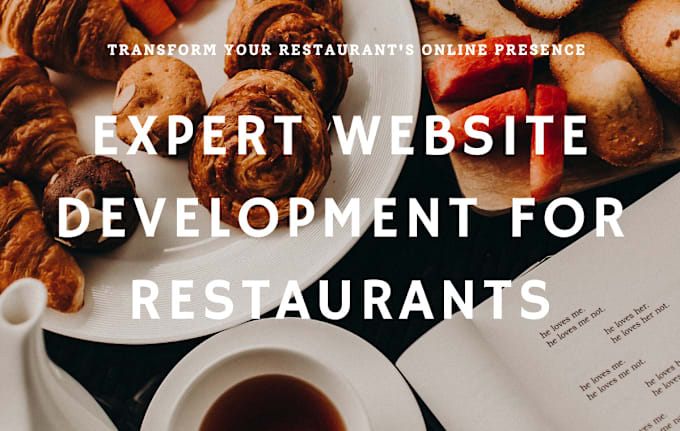 Gig Preview - Create and maintain website for your restaurant