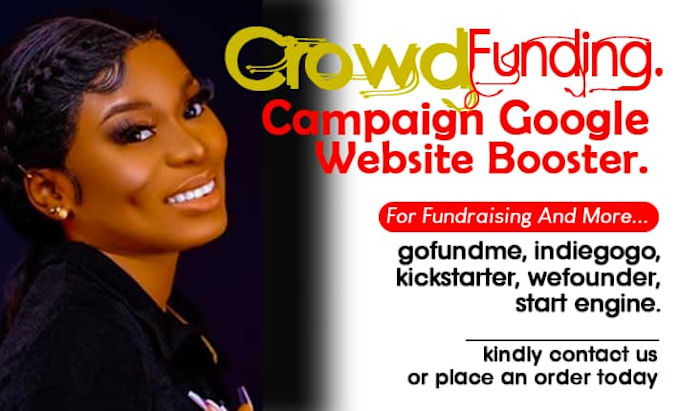 Gig Preview - Crowdfunding promotion for kickstarter gofundme indiegogo fundraising campaign