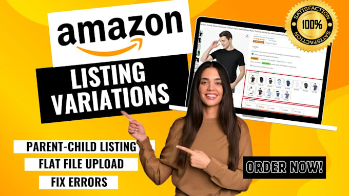 Gig Preview - Create amazon listing variations