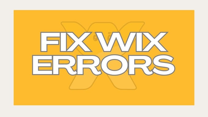 Gig Preview - Fix wix, responsive issues fix, wix troubleshoot, wix maintenance, fix wordpress