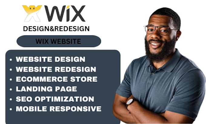 Gig Preview - Build wix website redesign wix website design wix website redesign wix design