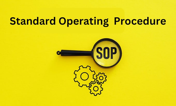 Gig Preview - Do sop standard operating procedure policy manual